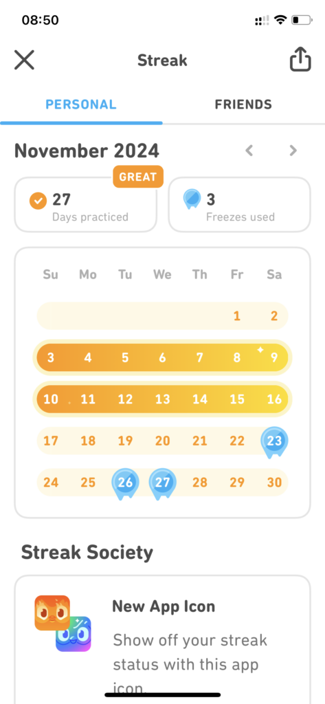 Học tiếng Hàn Duolingo
