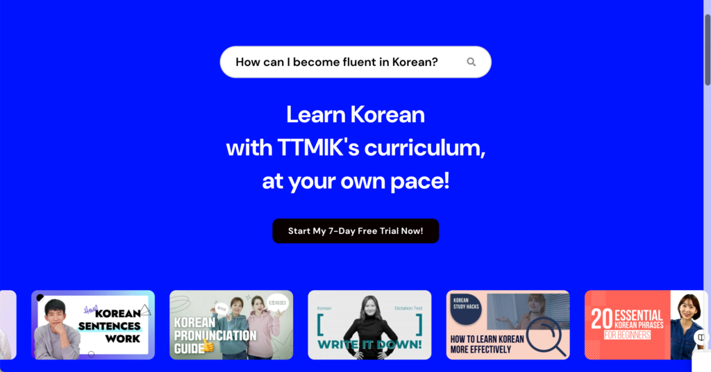 Web học tiếng Hàn