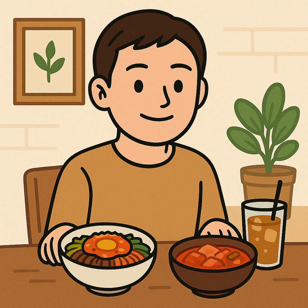 từ vựng gọi món trong tiếng Hàn